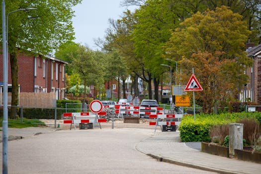 Nacontrole aan de Zuiderheideweg in Hilversum