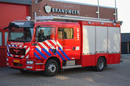 Brandweer met spoed naar voertuigbrand aan Amersfoortsestraatweg in Bussum
