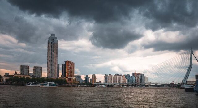 weer van vandaag rotterdam: temperatuur, wind en spits